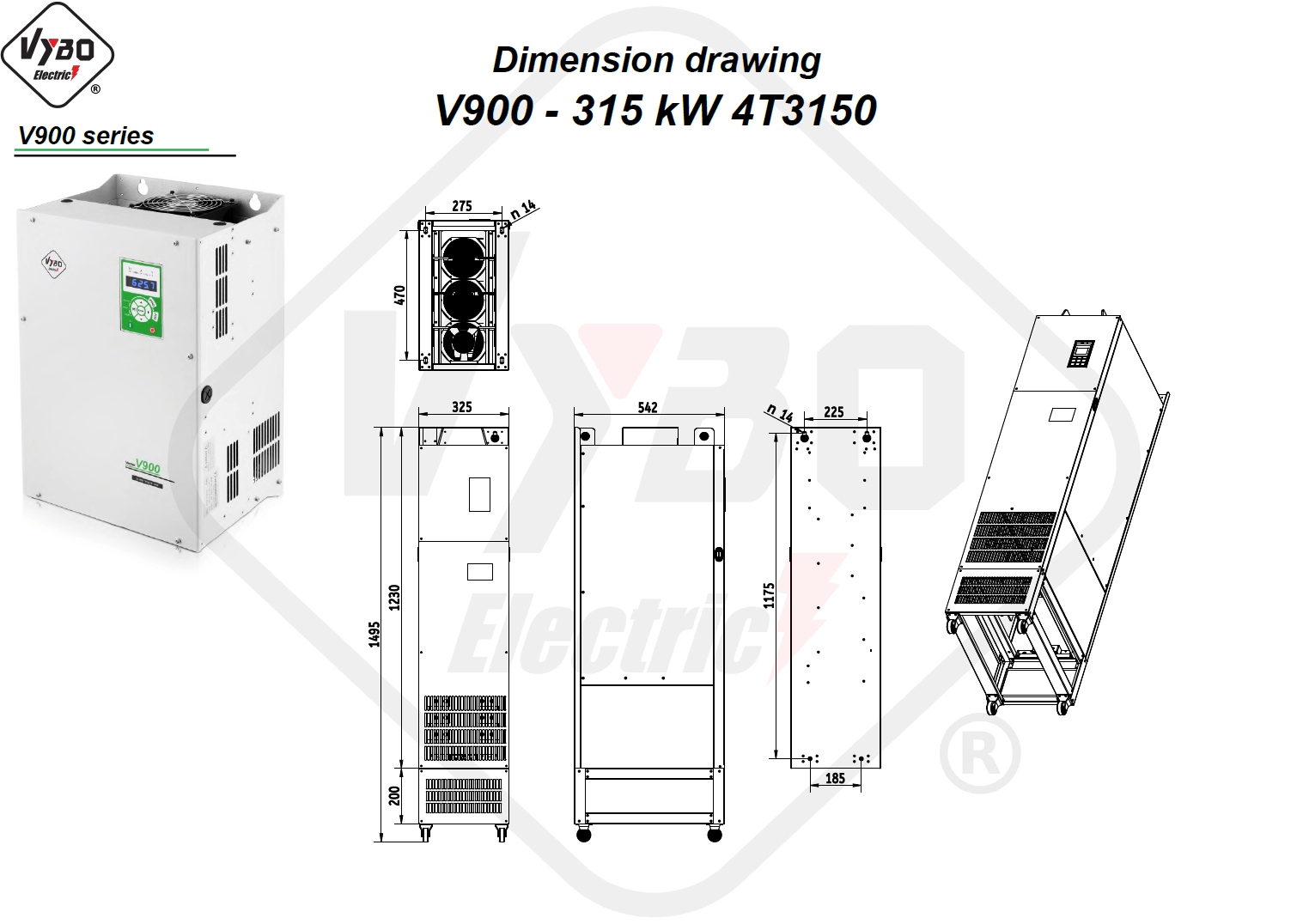 Maßzeichnung 4T3150